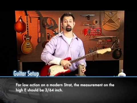 Adjusting the Action on an Electric Guitar