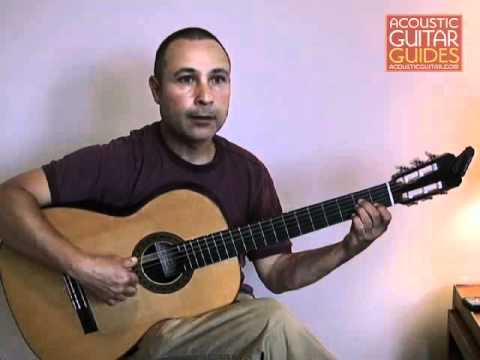Acoustic Guitar Lesson with Brazilian guitarist Carlos Oliveira