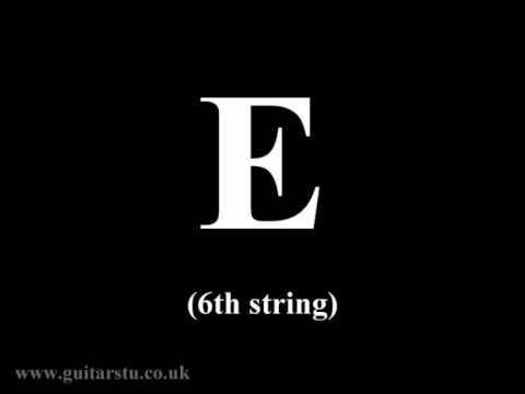 Guitar Tuning Notes – Standard EADGBE