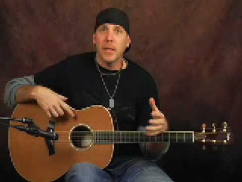 Taylor GS5 learn acoustic electric guitars demo lesson part2