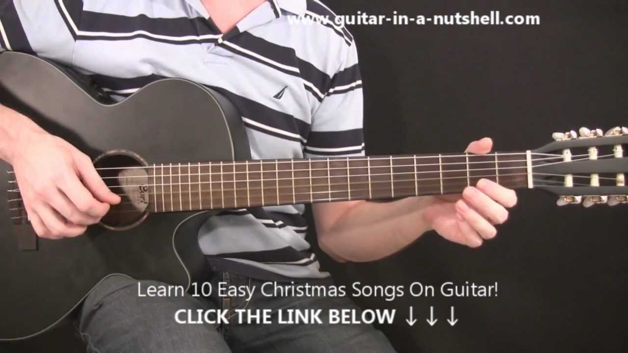 10 Easy Christmas Songs On Guitar With Melody & Chords TABs – Guitar Lessons